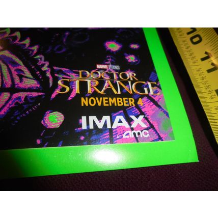 Super RARE!! DOCTOR STRANGE 2016 AMC MOVIE POSTER!! AMC Theaters, 2016!! $100.00