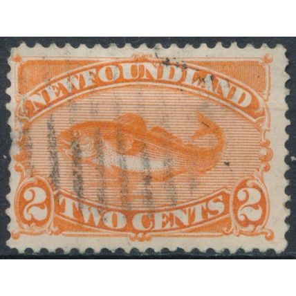 Atlantic Cod: 2c - Newfoundland 1887 - FH - SG 51