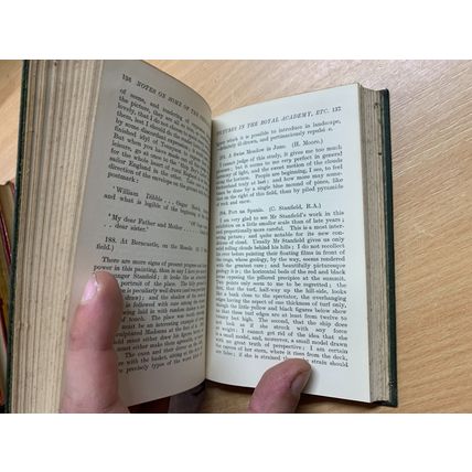 1920 JOHN RUSKIN "PRE-RAPHAELITISM" SMALL ANTIQUE HARDBACK BOOK (P3)