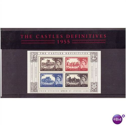 presentation pack p o pack 69 castle definitives ms2530