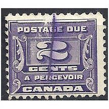 Canada 1933 D15 2c Violet Postage Due Good/Fine Used .