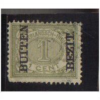 NETHERLANDS INDIES 1908 1C BUTTEN BEZIT FU SG161