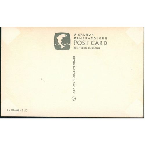 American Cemetery, Cambridge, Cambridgeshire - Salmon Postcard - 1-28-01-51C