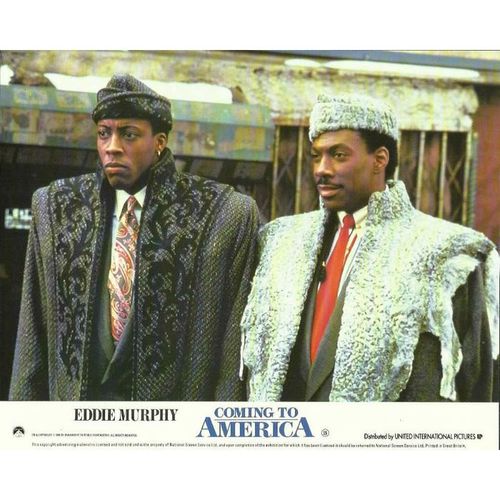 COMING TO AMERICA Eddie Murphy, James Earl Jones 1988 F-O-H Stills Set (8)
