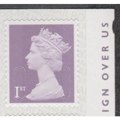 2016 Machin Security 1st Lilac With 016R & REIGS from Booklet of Six.. UMM/MNH