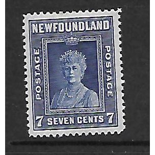 NEWFOUNDLAND 1938 7c DEEP ULTRAMARINE QUEEN MARY SG 271 M MINT