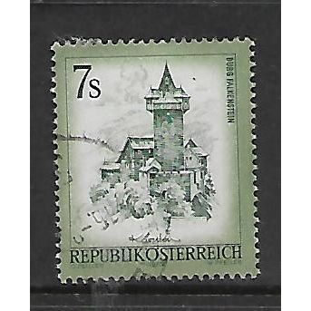 AUSTRIA 1973 7s FALKENSTEIN CASTLE GREEN SG 1685 FINE USED#