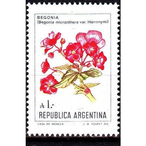 ARGENTINIEN ARGENTINA [1985] MiNr 1757 ( **/mnh ) [La] ex Blumen