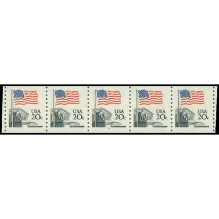 1895a 20c U.S. Flag Very Fine MNH SG PNC 12/5 P0386