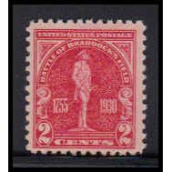 688 2c Battle of Braddock Just Clears MNH O2506