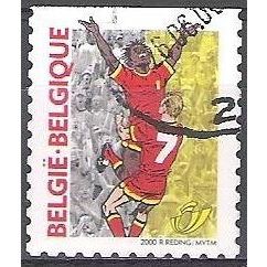 Belgique 2000 Michel 2945BDO O Cote (2008) 1.60 € Joueurs de foot Cachet rond