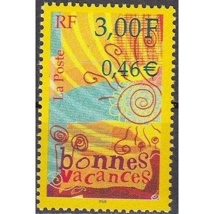 France 2000 Michel 3471 Neuf ** Cote (2008) 1.00 € Bonnes vacances