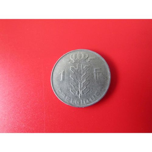 1976 BELGIUM ONE FRANC FRENCH TEXT FREE POST. AS