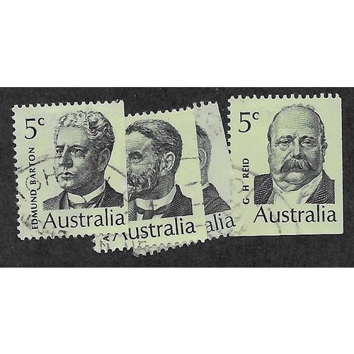 AUS 1969 (SET) 'PRIME MINISTERS ' (4v) FINE USED (EBID52-023)