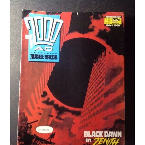 2000AD featuring Judge Dredd Prog 595 8th October 1988 Fleetway Publications