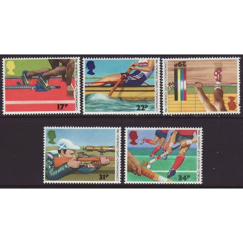 GB 1986 SG 1328-32 UMM - Sport/Commonwealth Games (B-360 05)