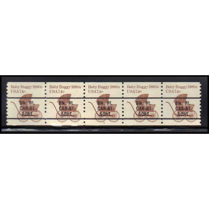 1902a 7.4c Baby Buggy Very Fine MNH Dry Gum PNC 2/5 X1445