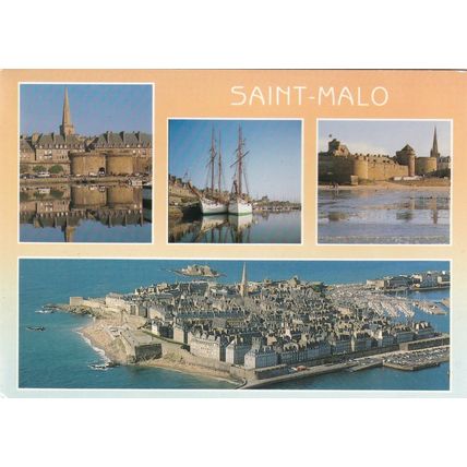 Saint Malo Multiview France Postcard used VGC