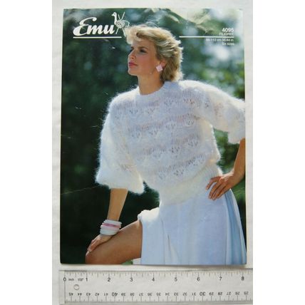 Vintage: Emu 4095 sweater, filigree