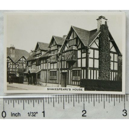 1936 Senior Service Sights of Britain No. 6 Shakespeare's Birthplace, Stratford
