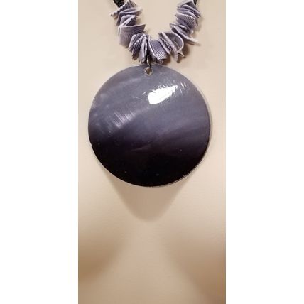 Black & Gray Shell Beaded Necklace