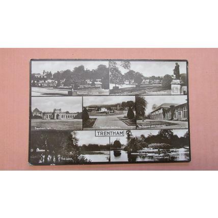 1930s R.P Postcard - Trentham Garden scenes, Stoke on Trent - Staffordshire