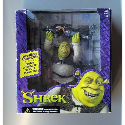 wwe wwf ljn classic superstars 6" shrek wrestling showdown figure