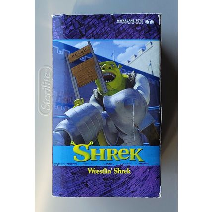 wwe wwf ljn classic superstars 6" shrek wrestling showdown figure