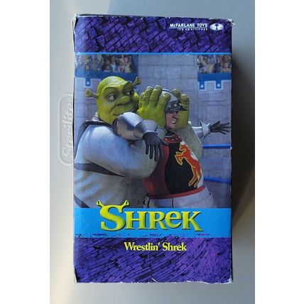 wwe wwf ljn classic superstars 6" shrek wrestling showdown figure