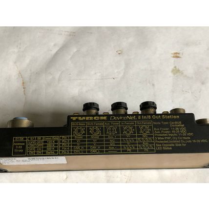 TURCK CDN-IOM-88-0036,CDN-IOM-80-0036 Bus Stop DeviceNet 8 I/O STATION,HK