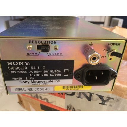 SONY DIGIRULER NA-1-2,NA-1,100-120VAC 50/60HZ NA-1-2-100-120AC,Sony Na-1-2-2,Fb