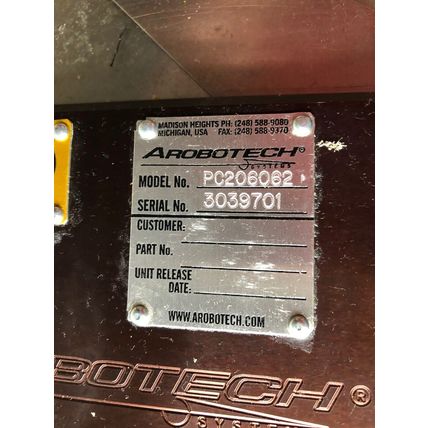 NEW AROBOTECH PC206062 HYDRAULIC PARALLEL GRIPPER,100-250,XHYD PSI,300-PSI,HC