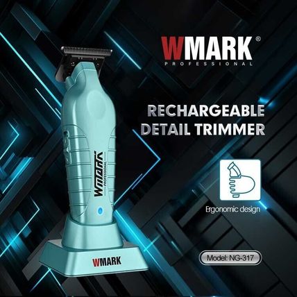 WMARK Detail Trimmer Mens Hair Clippers Sharp Precision T-Blade Bald Head Shaver