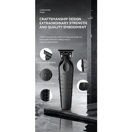 KEMEI Mens Hair Clippers Trimmers 0mm T-Blade Bald Head Beard Trimmer KM-2299