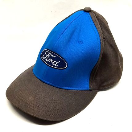 Ford Snapback Hat Cap Blue/Gray