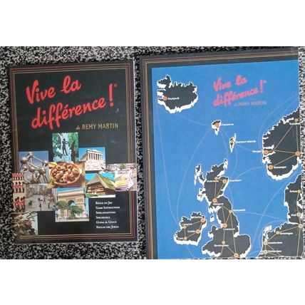 1992 " VIVE LE DIFFRENCE RAVENSBURGER BOARD GAME " Gourmet Board Game