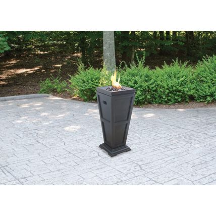 Endless Summer Gas Fireplace-Brown Outdoor Fire Column-28" Pit-NEW-SEALED-FAST