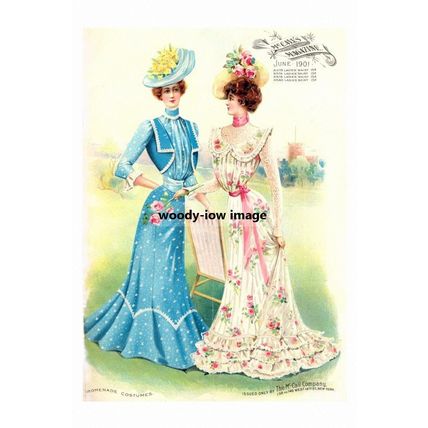 rp10649 - Ladies Fashion from 1901 - ideal to frame - print 6x4