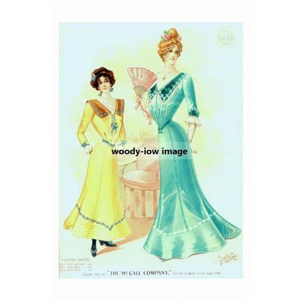 rp10656 - Ladies Fashion from c1901 - ideal to frame - print 6x4