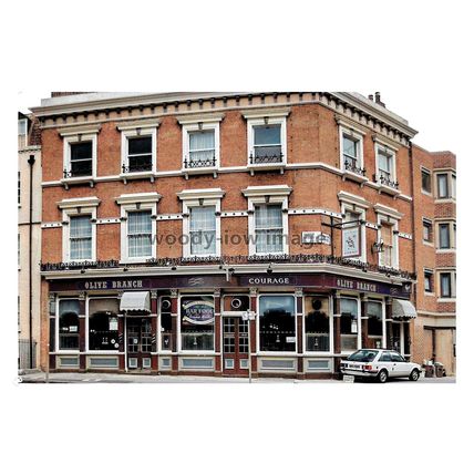 ptc9260 - London - The Olive Branch Pub on Homer Street corner, W1 - print 6x4