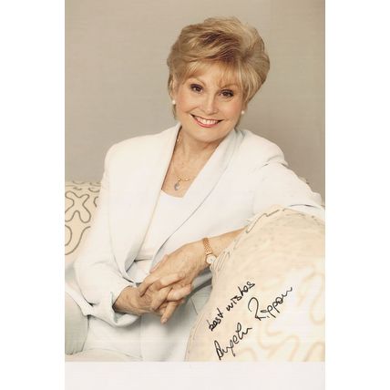 Angela Rippon BBC Newsreader Hand Signed Photo