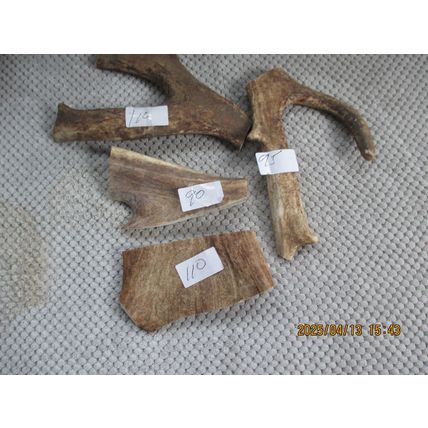 FALLOW ANTLER DOG CHEWS. 90-110 GM X 2