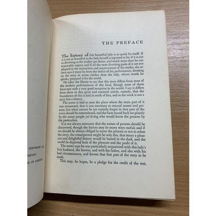RARE* 1946 DANIEL DEFOE "ROXANA" FICTION USA HARDBACK BOOK (P4)