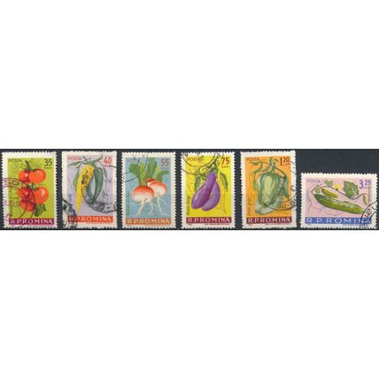 Vegetables - Romania 1963 - FH - MiNr 2131/6