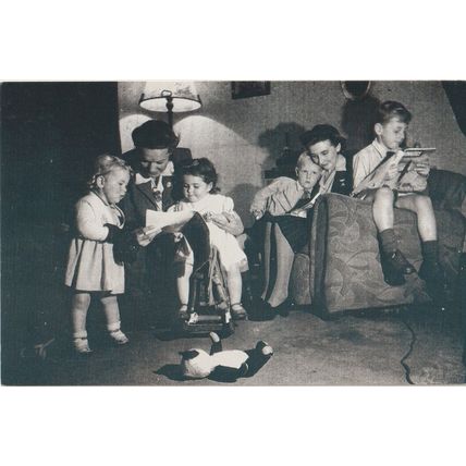 Postcard 1950s Child Minders Children Toddlers Baby - Nostalgia