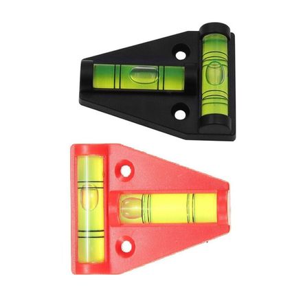 T Spirit Level 20mm x 18mm x 10mm Bubble Vial Floor Leveller Caravan UK 