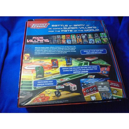 JUSTICE LEAGUE AXIS of VILLAINS Strategy Game! DC! $23.00 Shipped!!
