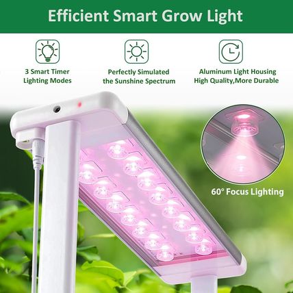 Hydroponics Growing System Kit with Trellis,Smart Hydroponic Gardening System wi
