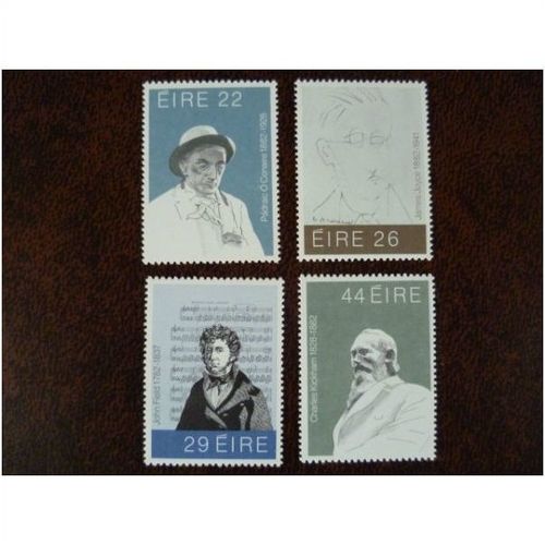 Ireland 1982 Anniversaries Cultural Figures mint set stamps SG516-9 Joyce Field