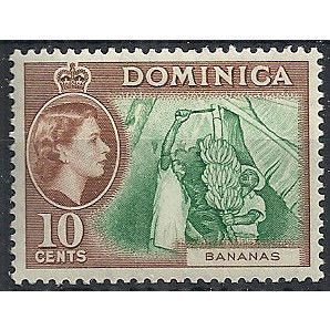 Dominica 1954 SG150 10c Green & Brown Unmounted Mint . .